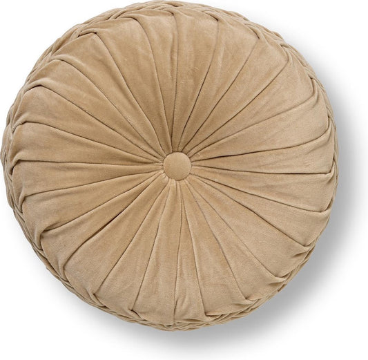 Dutch Decor - KAJA -  40cm Sierkussen rond velvet