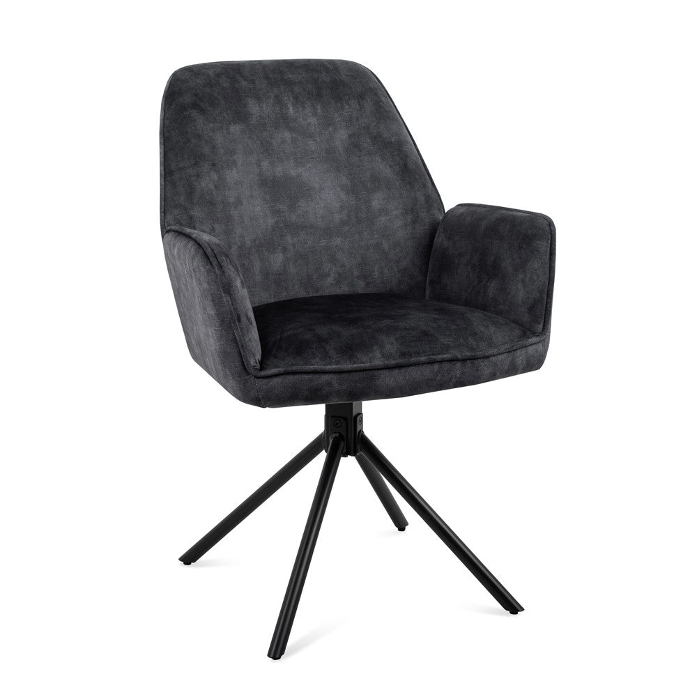 Eetkamerstoel Noah Adore Anthracite