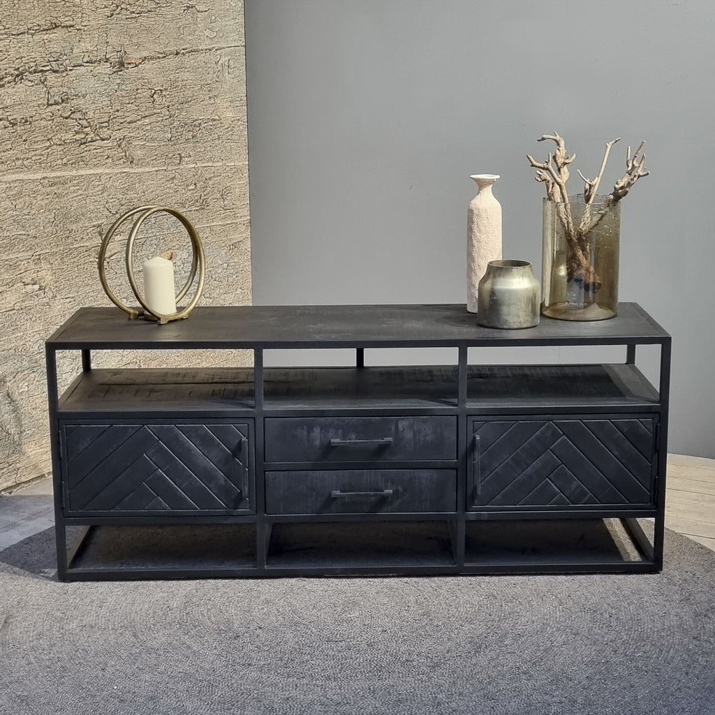 Jax Black Tv-Meubel 150 cm